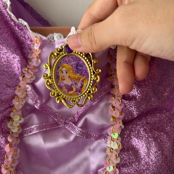Halloween Dress Up‎ Disney Rapunzel Dress Sz 4-6 - Picture 3 of 5
